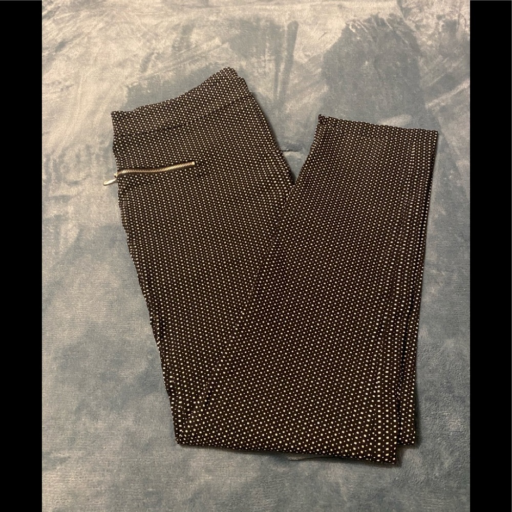 JL women black stretch pants /M